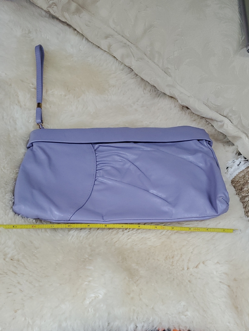 Vintage Lavender Wristlet Clutch Bag - Soft Lilac Women's Clutch